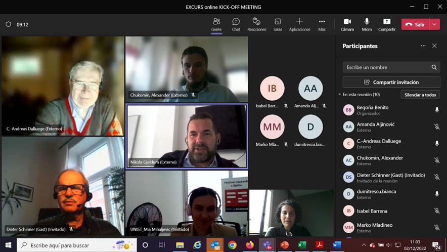 The kick-off meeting of ExCurS project
