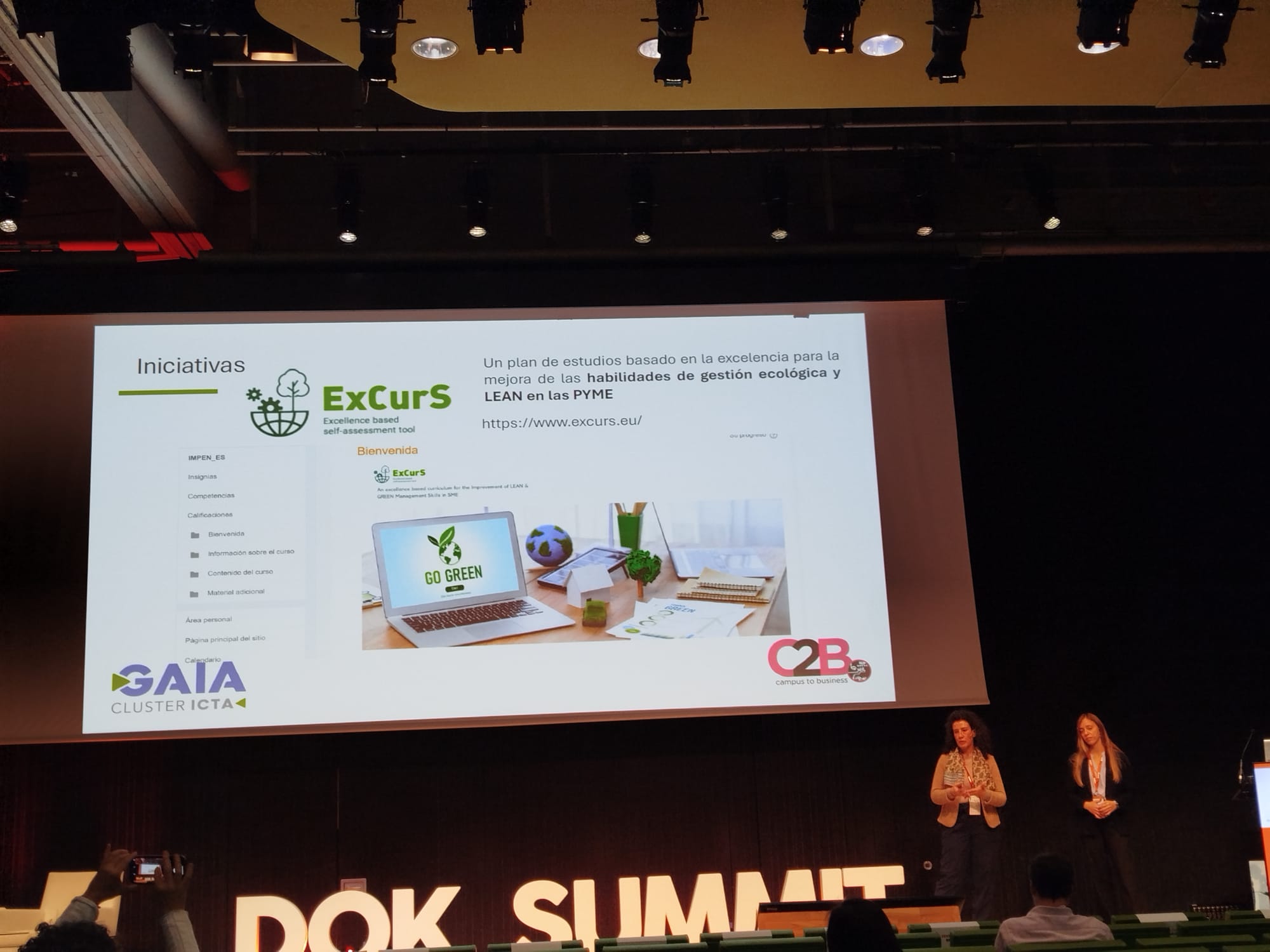 Participation of ExCurS Project in the Dok Summit. Bilbao, November 2024.