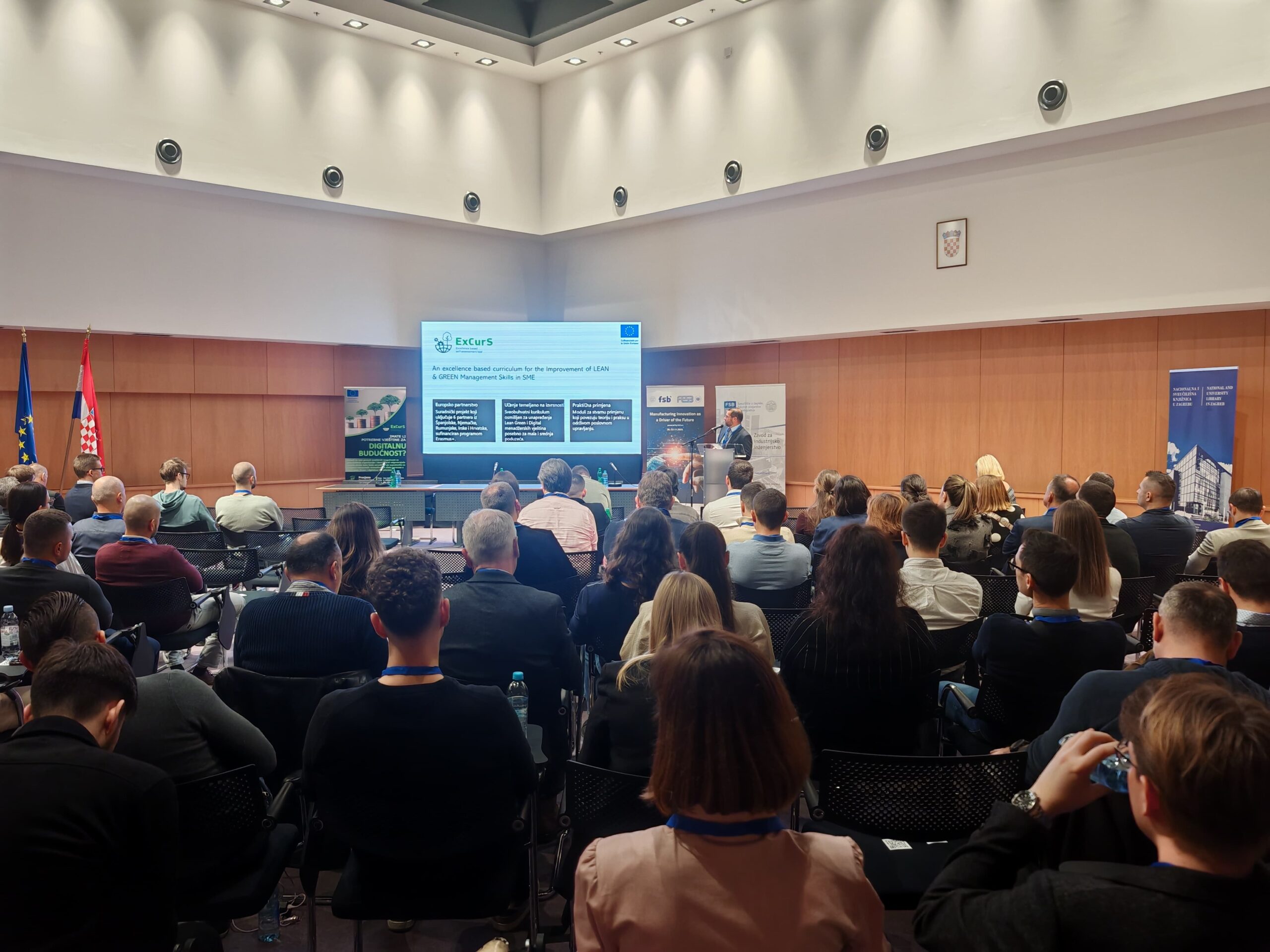 ExCurS at The Manufacturing Innovation as a Driver of the Future conference. Zagreb, Nov 2025